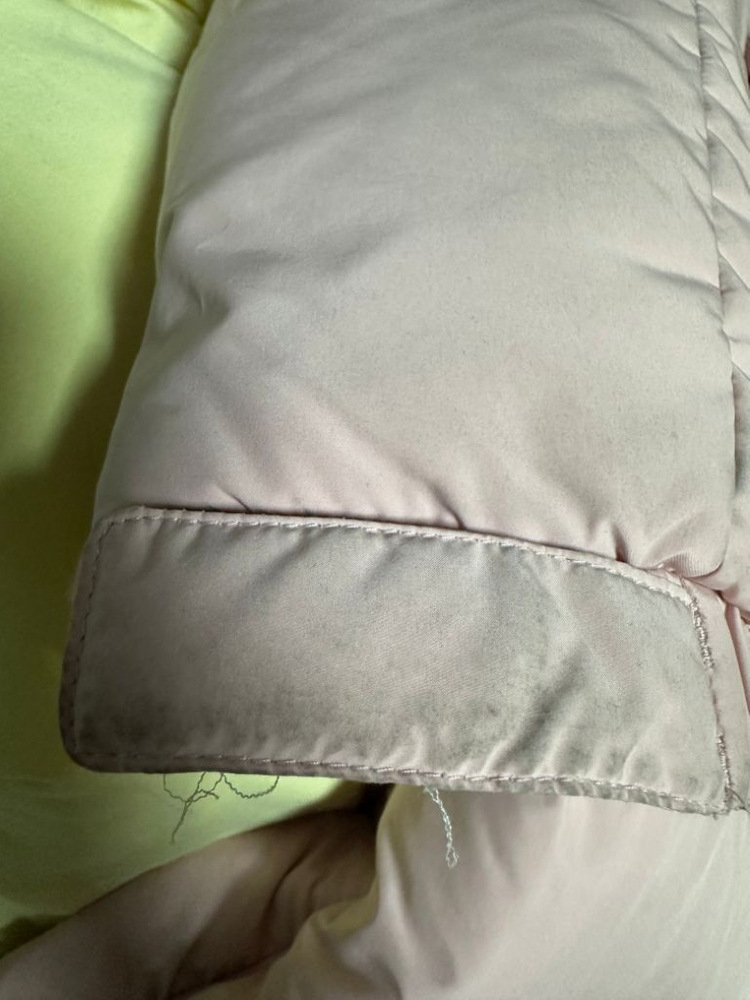 콜롬비아 롱패딩 핑크 xs 중고--2