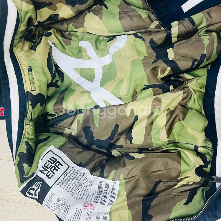 뉴에라 알파인더스트리 콜라보 ma-1 항공 점퍼 모자증--2