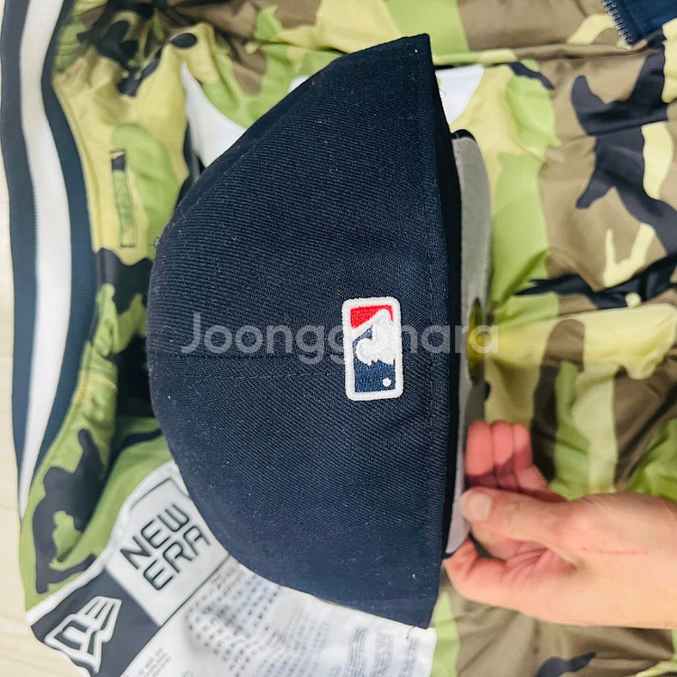 뉴에라 알파인더스트리 콜라보 ma-1 항공 점퍼 모자증--4