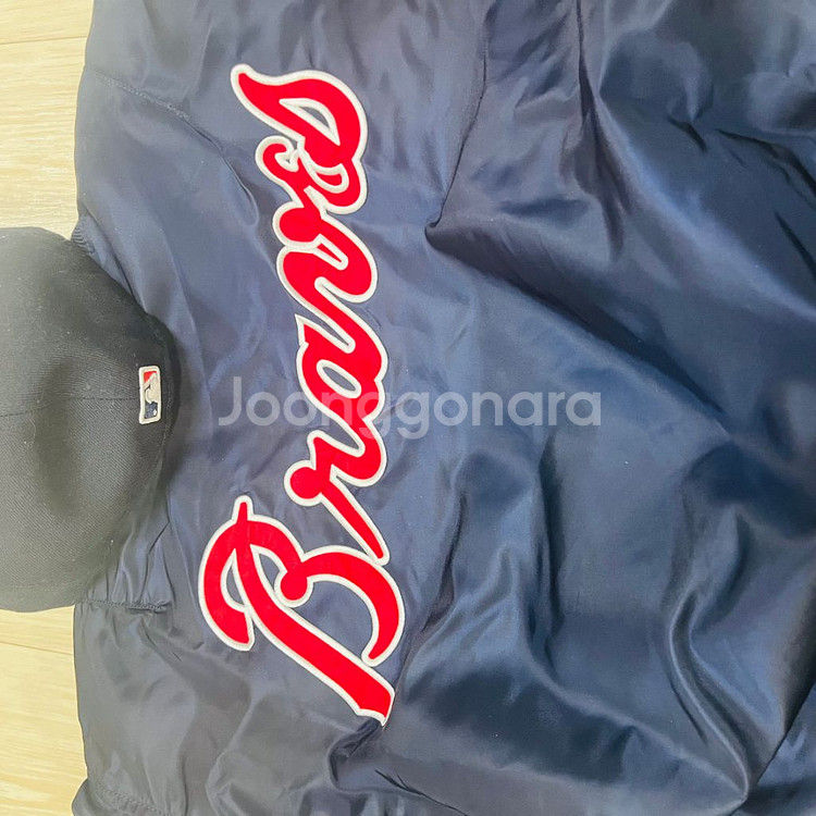 뉴에라 알파인더스트리 콜라보 ma-1 항공 점퍼 모자증--7