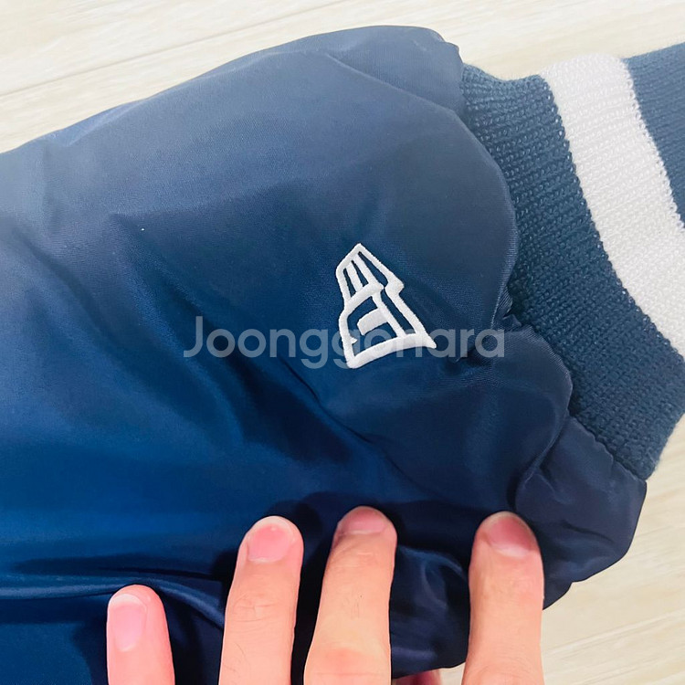 뉴에라 알파인더스트리 콜라보 ma-1 항공 점퍼 모자증--5