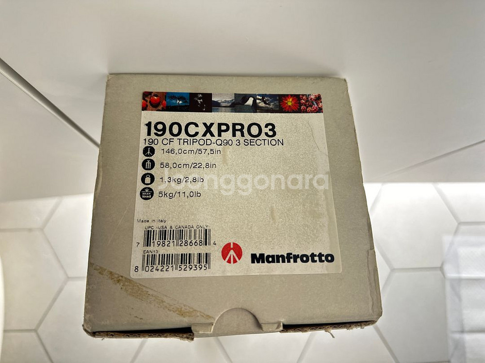 맨프로토 카본 삼각대 190CX PR03 + 496RC--2