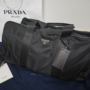 정품)) PRADA 프라다 테수토 트래블보스톤백