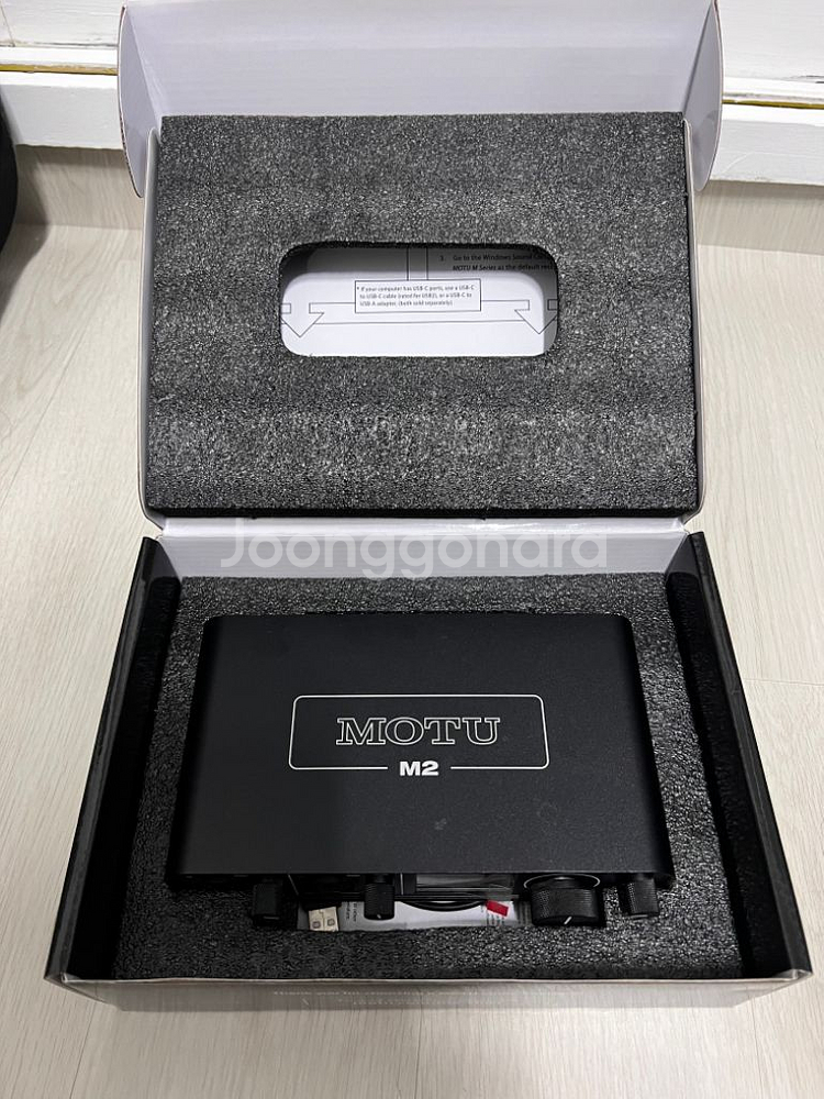 오디오인터페이스 MOTU M2 판매합니다!!--1