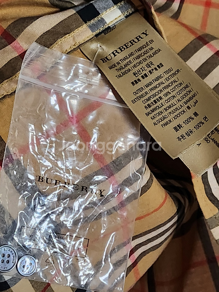 M 버버리 체크 남성 반팔 셔츠 8002927--7
