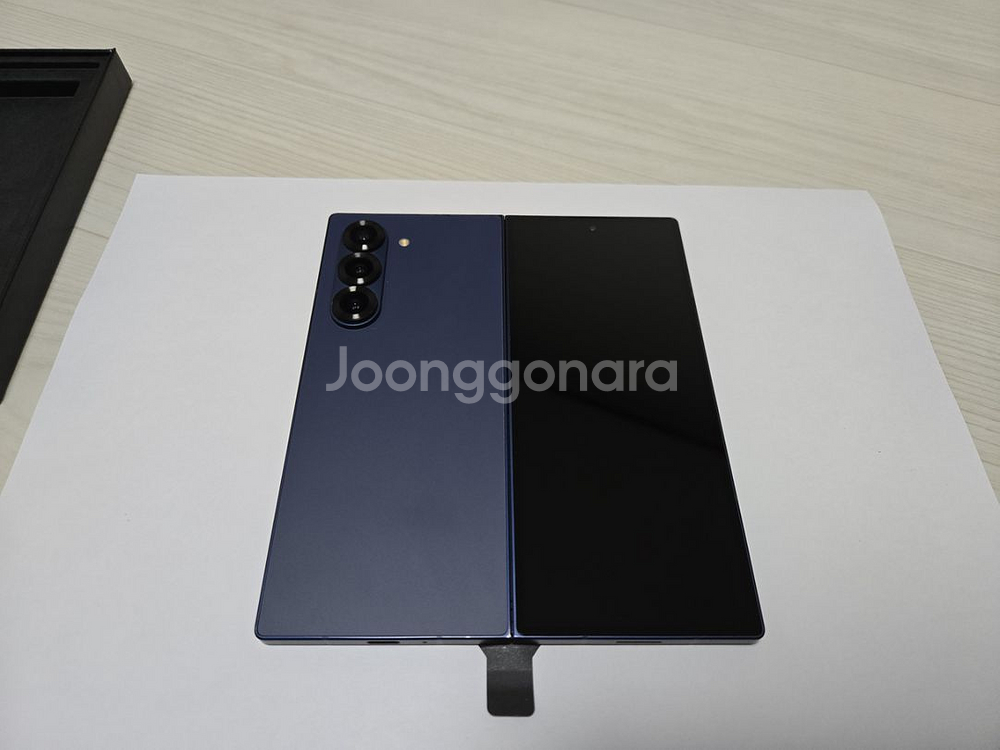 갤럭시 z폴드6 512GB 네이비 자급제--3