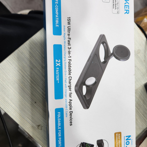 anker 15W 3 in 1 폴더블 무선 충전기 Ma