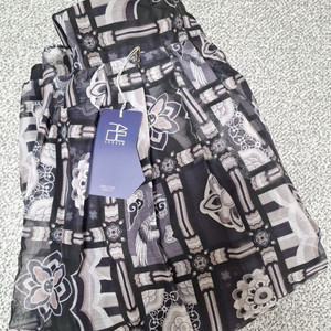 리슬 단청치마 블랙 S