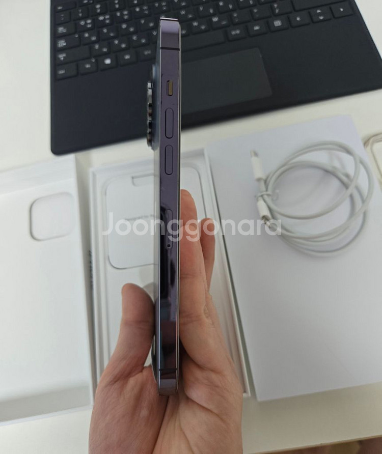 아이폰14 프로맥스 딥퍼플 256(A급 풀박)--4