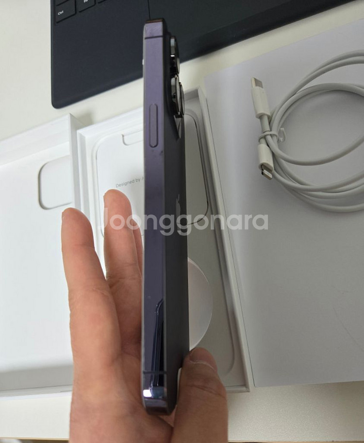 아이폰14 프로맥스 딥퍼플 256(A급 풀박)--3