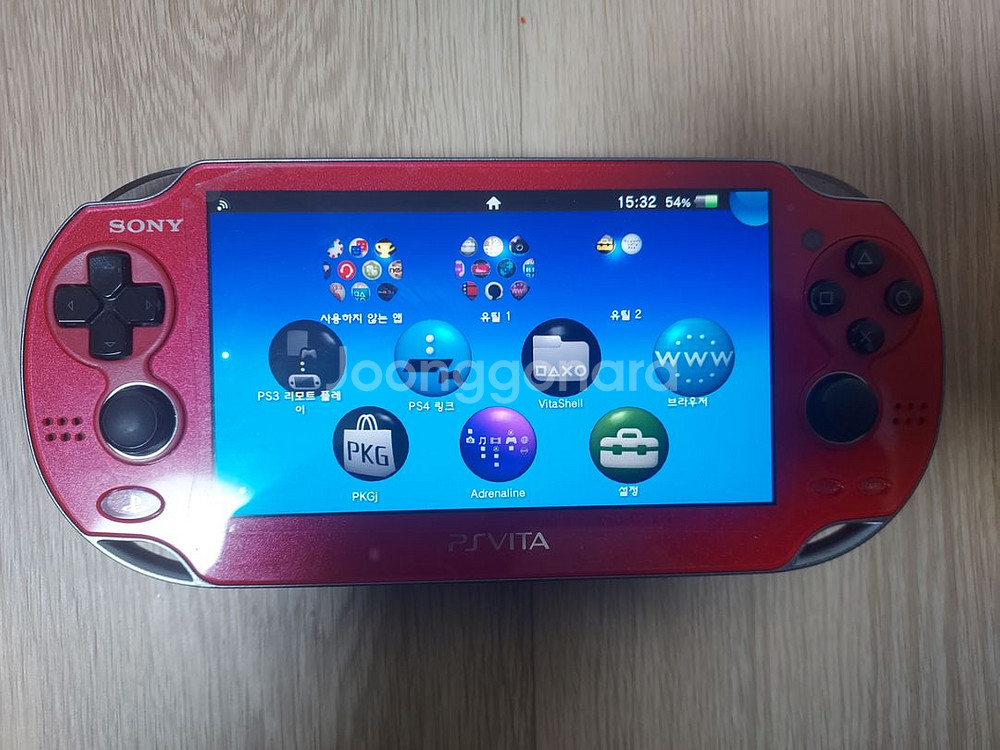 A급 무잔상 PS VITA 올레드 레드--1