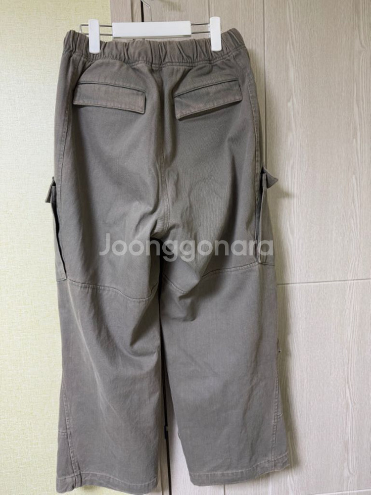 해칭룸 밀팬츠 워시드 올리브 2사이즈 20만원--1