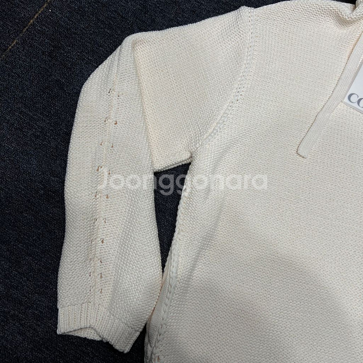 쿠어 니트 후드집업--3