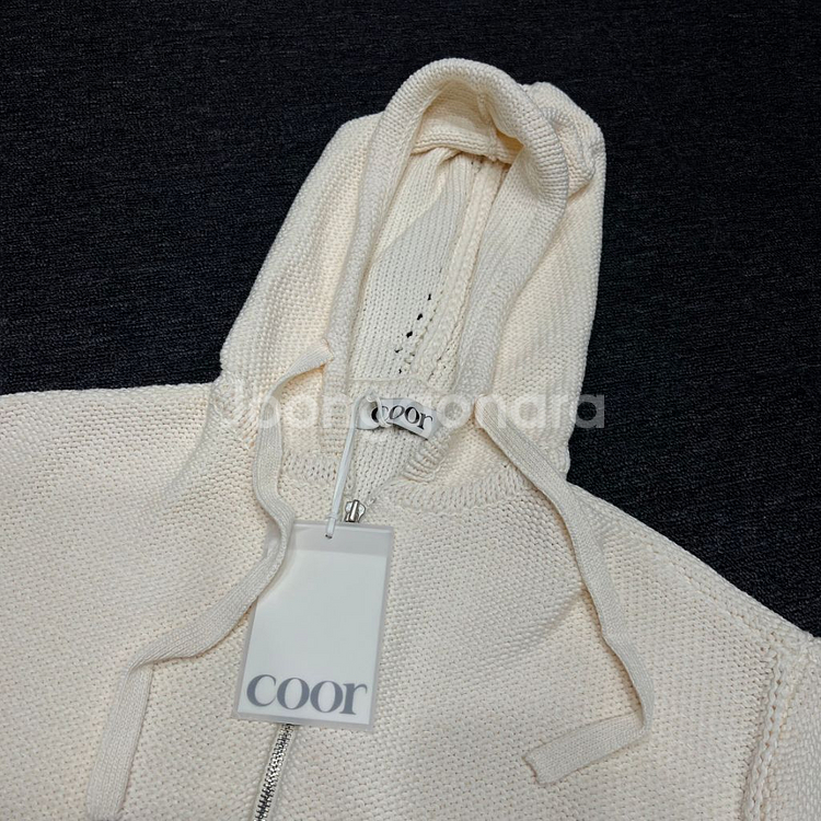 쿠어 니트 후드집업--7