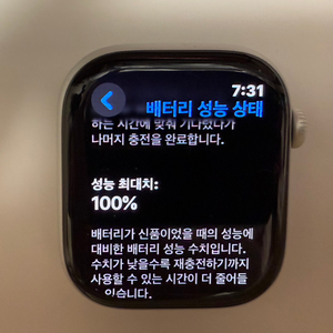 애플워치10 실버 GPS 46mm