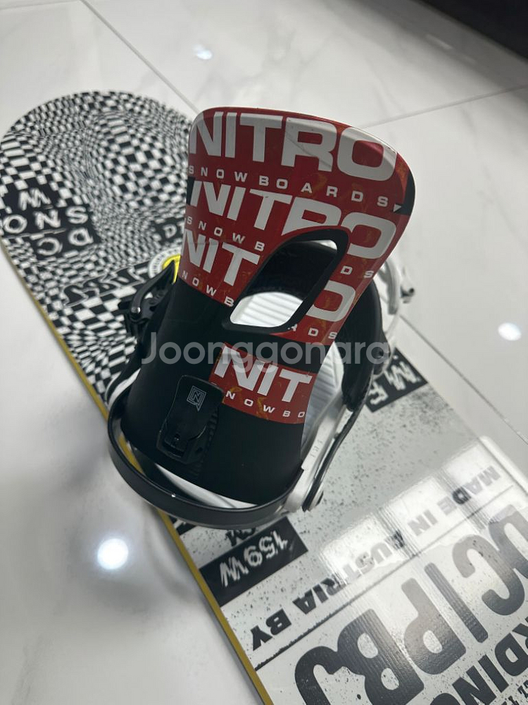 DC 159W 스노우보드 + Nitro 바인딩 세트--3
