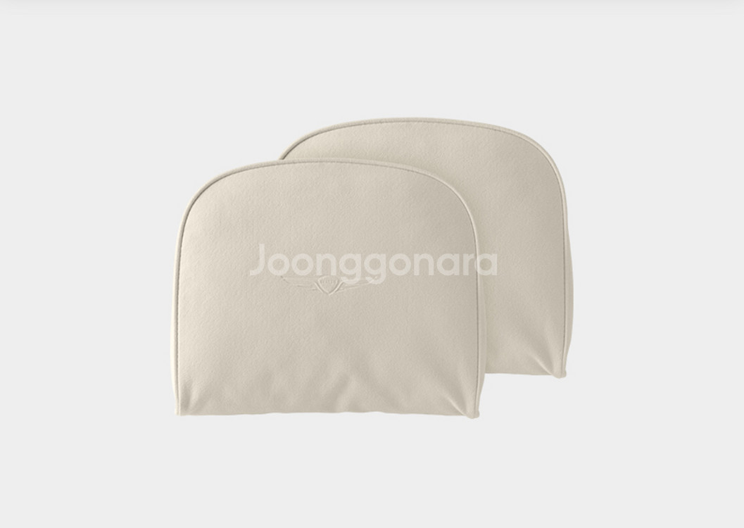 제네시스 GV80 정품 헤드레스트 필로우 헤드쿠션--1