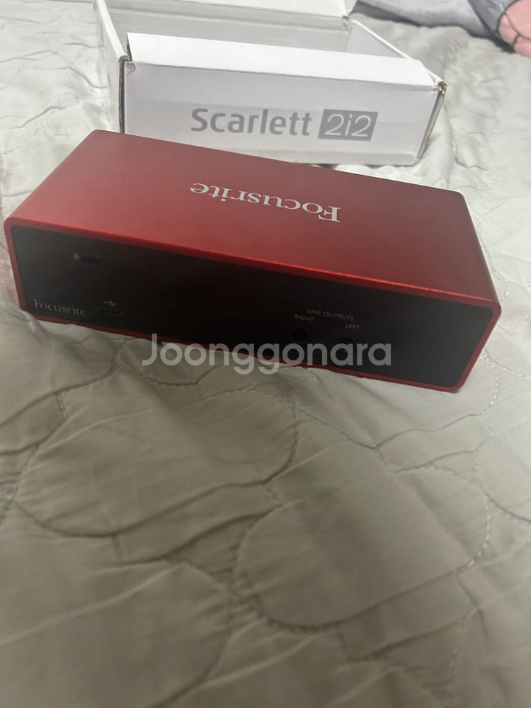 포커스라이트 스칼렛 2i2 3세대 오디오 인터페이스--2