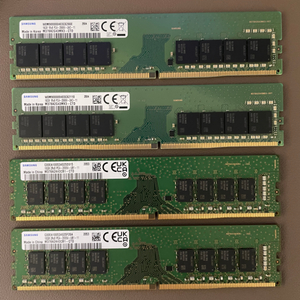 삼성 램 DDR4 16GB PC4 2666 (총 4개)