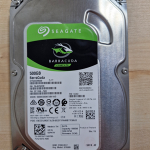 HDD 500GB 판매합니다!