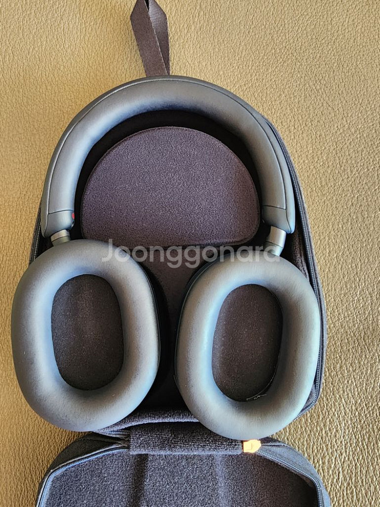 소니 WH-1000XM5 블루 헤드폰--2