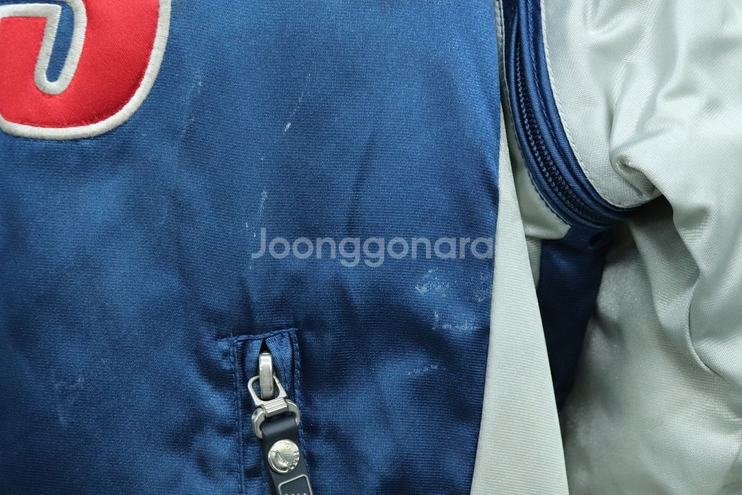 (M) MLB 엠엘비 패딩 점퍼자켓 텍사스 올드스쿨--5