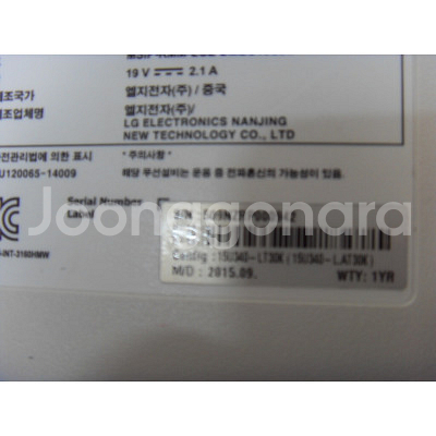 LG 노트북 LG-15634 충전기없음 NO테스트--7