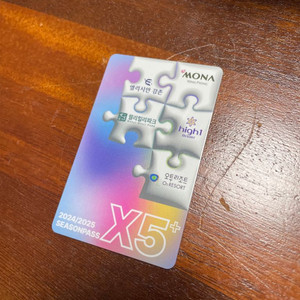 X5 스키 시즌권
