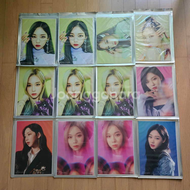 에스파 굿즈 블랙맘바/포에버/넥스트레벨/세비지 A4포토--1