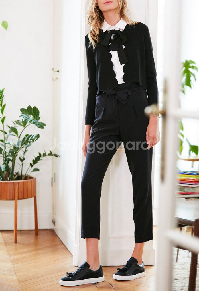 (새상품) 끌로디피에로 블랙 오픈 가디건 2사이즈--3