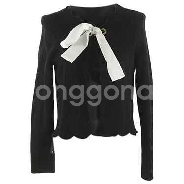 (새상품) 끌로디피에로 블랙 오픈 가디건 2사이즈--5