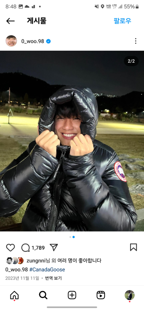 캐나다구스 크로프톤 패딩 L 이미지