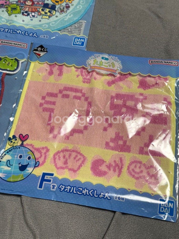다마고치 제일복권 쿠지 20주년 상품 F상 손수건--2