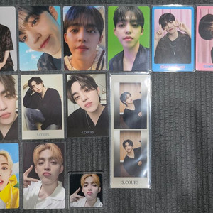 세븐틴 에스쿱스 포토카드 포카 마그넷 두 컷 일괄