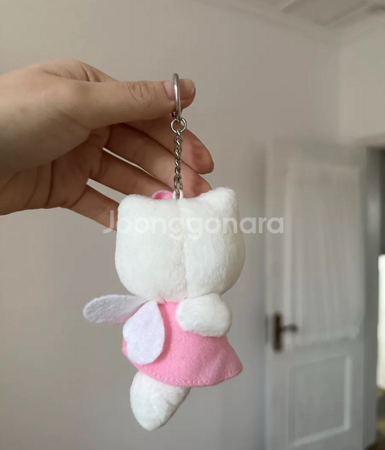 고전 키티 앤젤 천사 키링 인형 스트랩--1