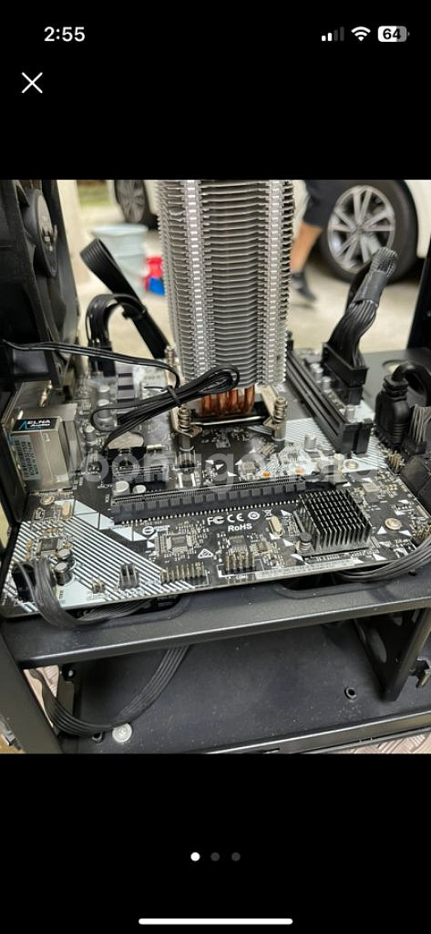 라이젠5 3500 에즈락A320M보드셋 팝니다--3