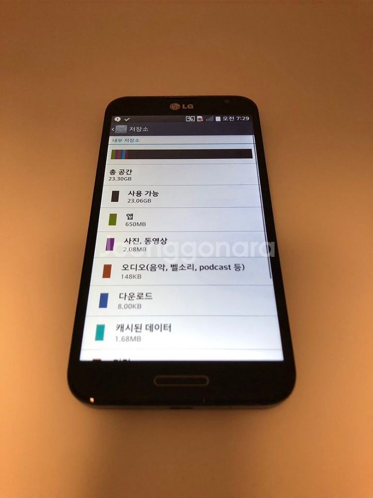 LG G프로1 블랙 기기 판매(74605)--6