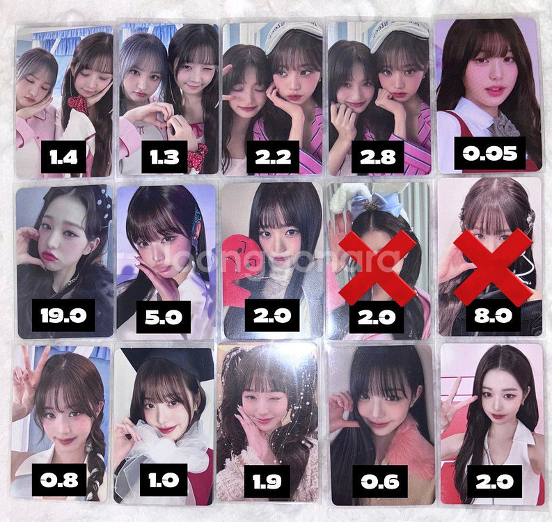 아이브 포카 양도합니다! 가을유진레이원영리즈이서미공포--1