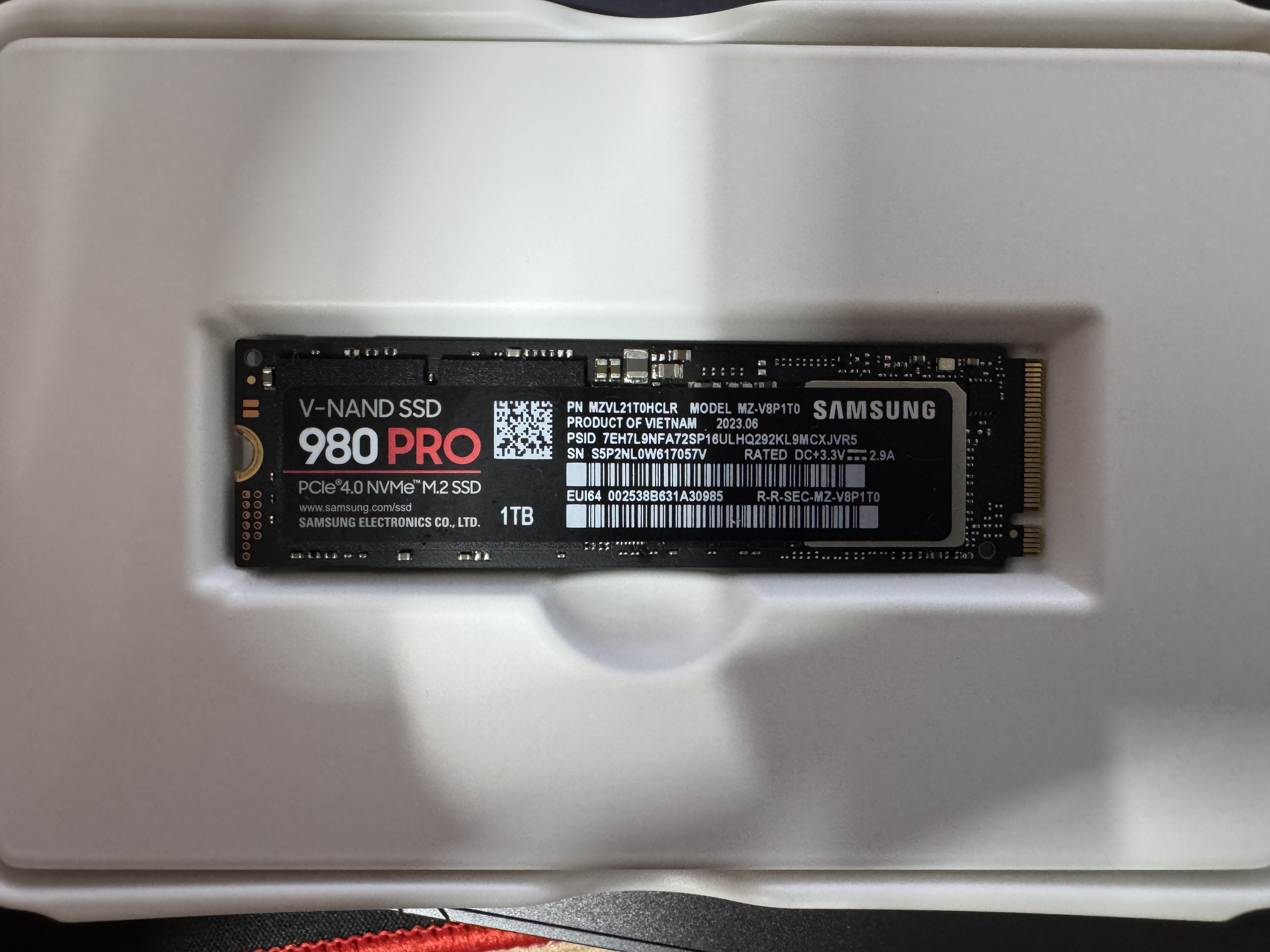 980 pro 1tb ssd 판매합니다.