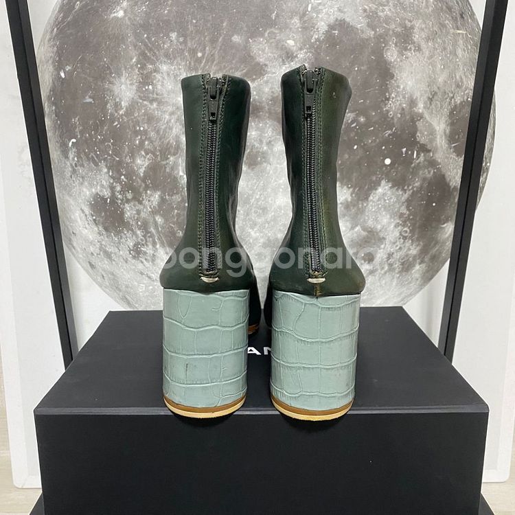 정품 39) 마르지엘라 그린 레더 부츠 245~250--3