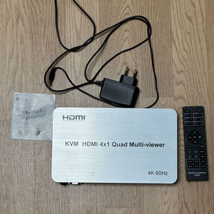 4K HDMI KVM 스위치 4 in 1 판매합니다