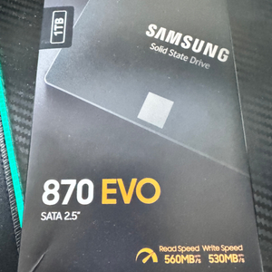 삼성 870 EVO 1TB 외장 SSD 미개봉 신품 팝