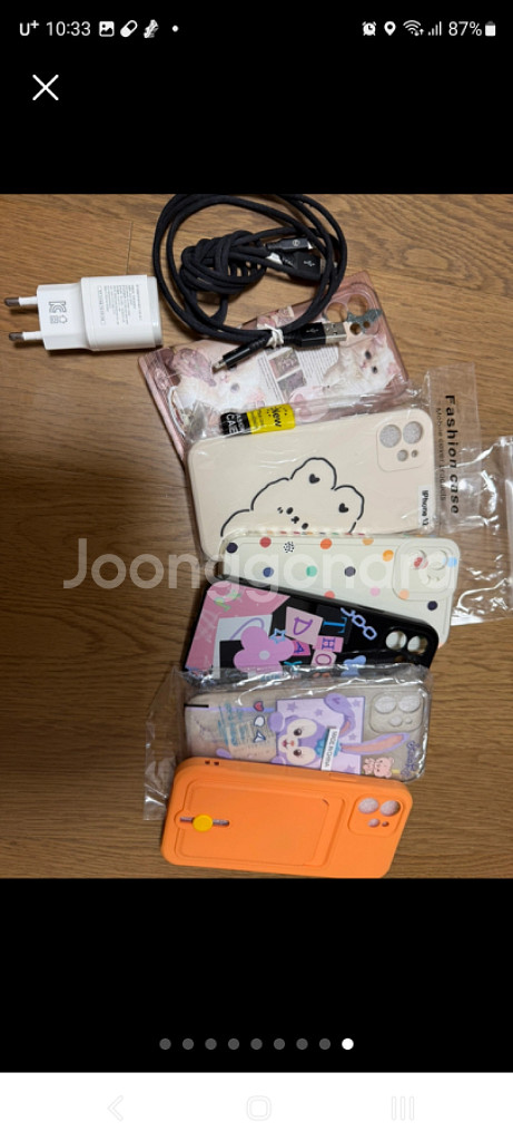 아이폰12 128기가 퍼플 팝니다--1