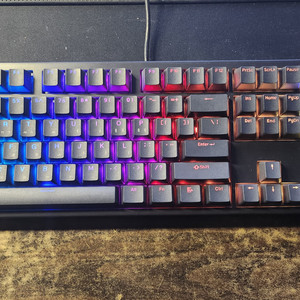 COX 앰프리스 RGB PBT 무접점 키보드