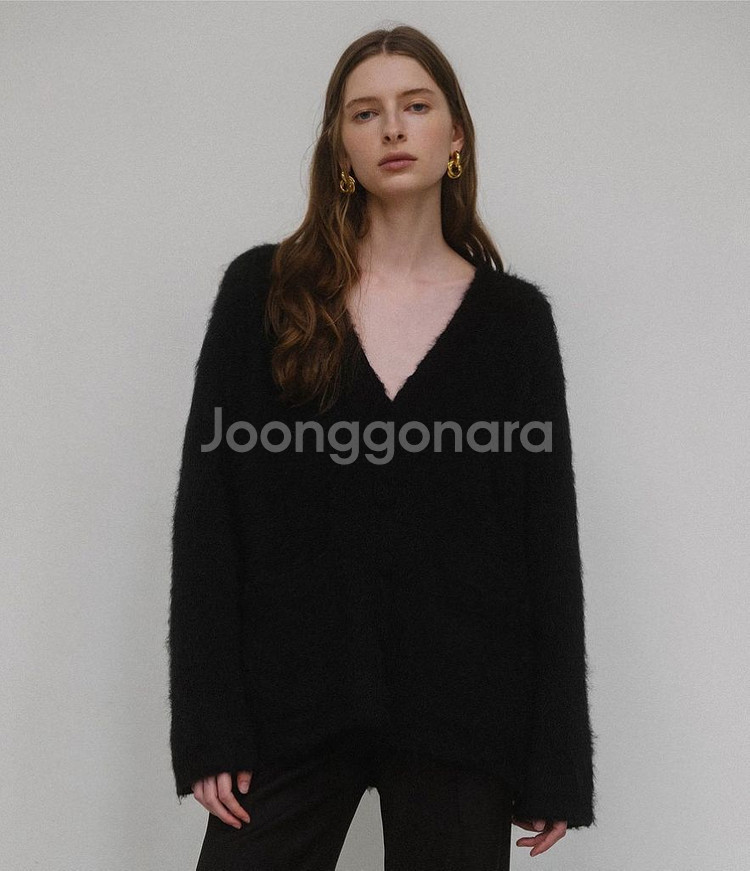 엘보른 ELBORN 잔느 알파카 니트 자켓--4