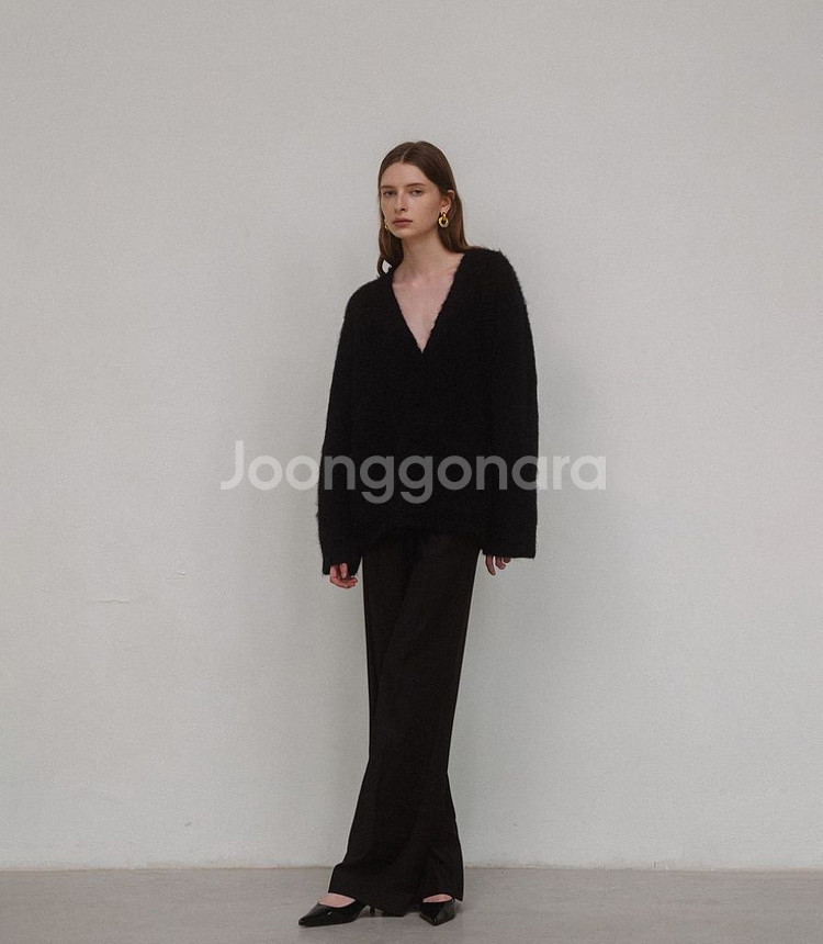 엘보른 ELBORN 잔느 알파카 니트 자켓--3