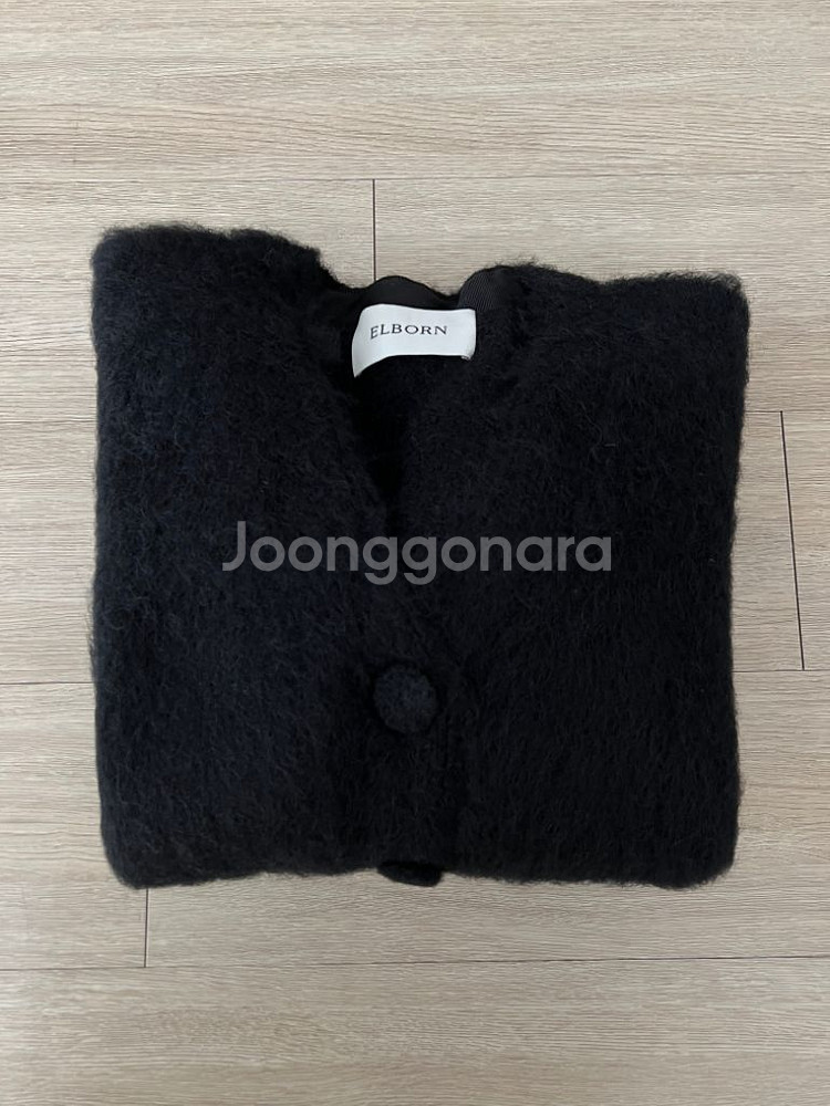 엘보른 ELBORN 잔느 알파카 니트 자켓--6