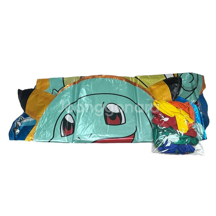 생일호일풍선 무지개 + 포켓몬스터캐릭터풍선--1