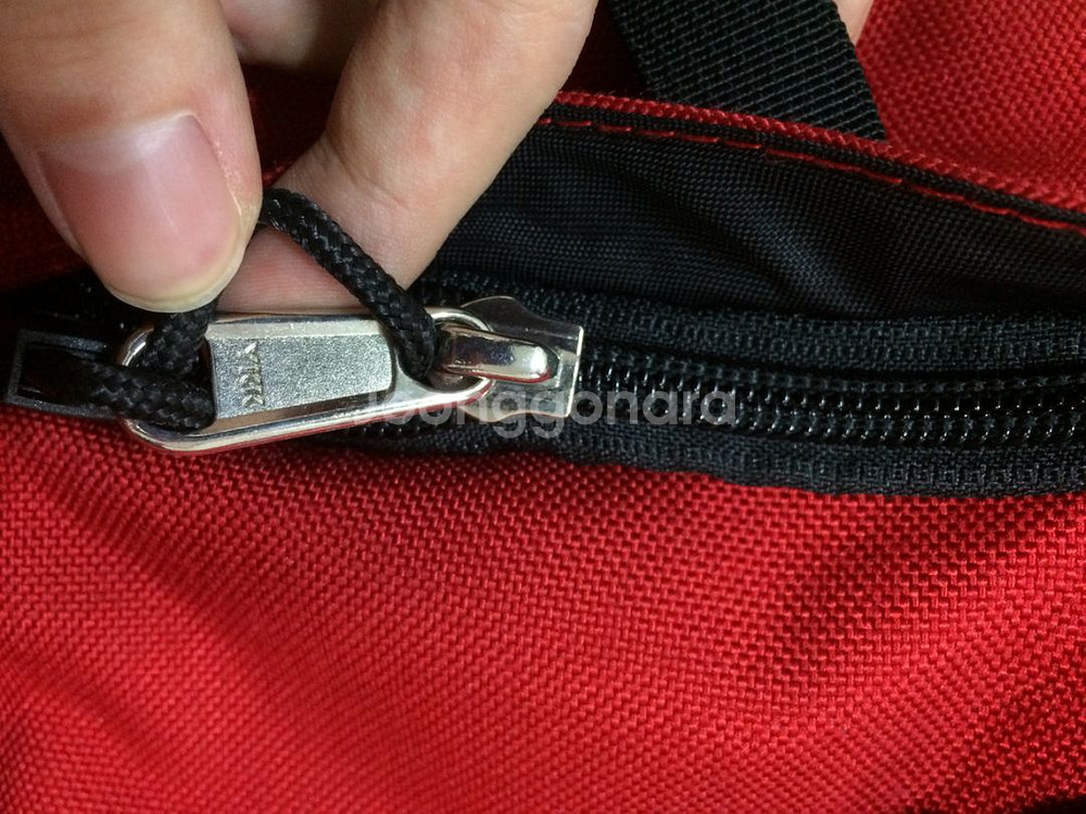 슈프림 코듀라 레드 백팩 정품--5