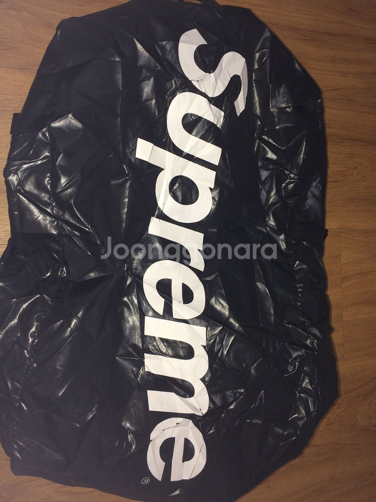 슈프림 코듀라 레드 백팩 정품--6